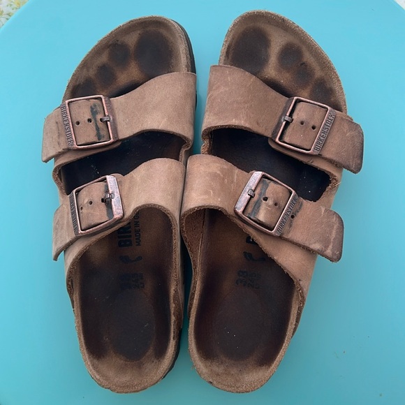 Taupe Birkenstocks | SZ38 - Picture 1 of 6